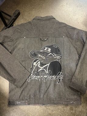 90s Deadstock School of Hard Knocks SOHK Jean Jacket Men’s Size 2XL